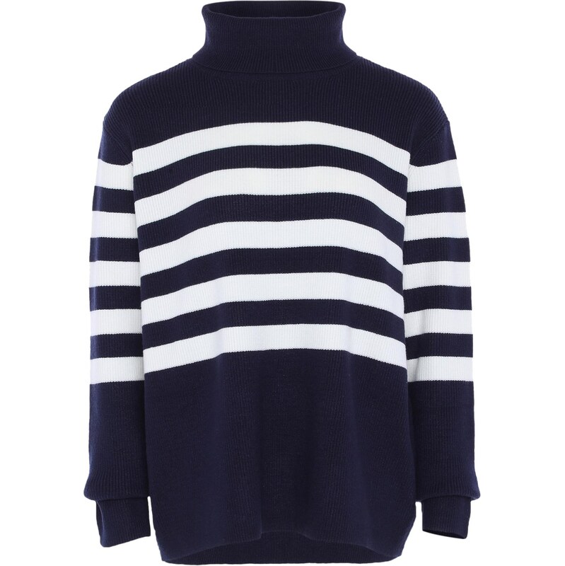bridgeport Sveter tmavomodrá / biela 65870062