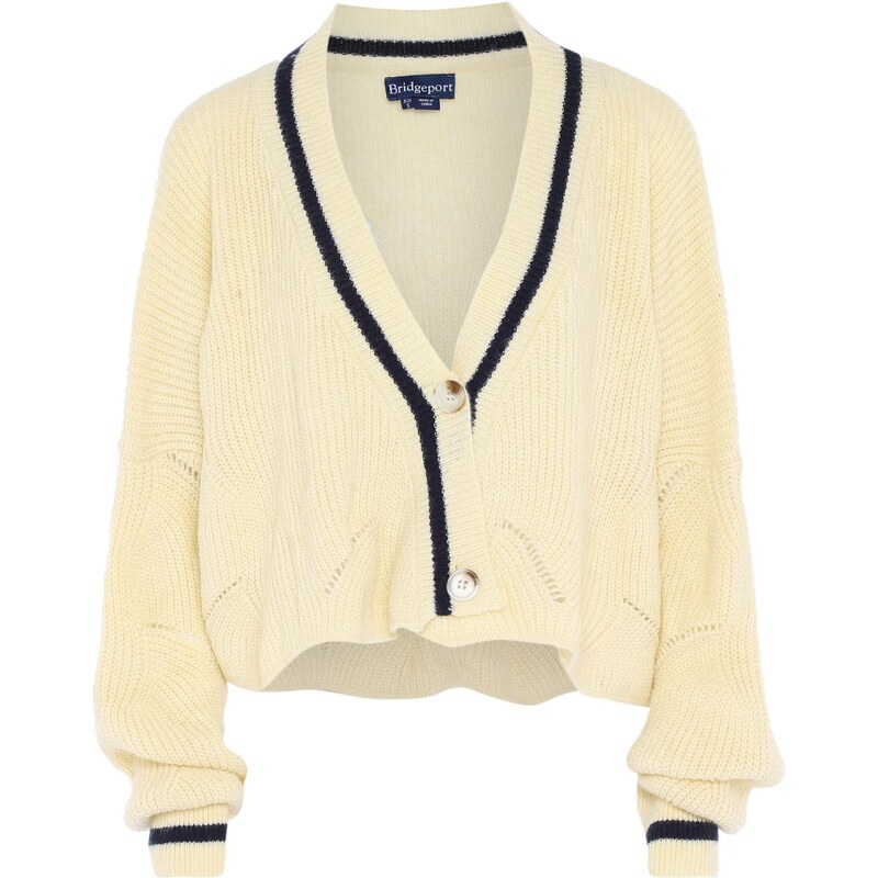 bridgeport Kardigán slonová kosť / čierna 65870065