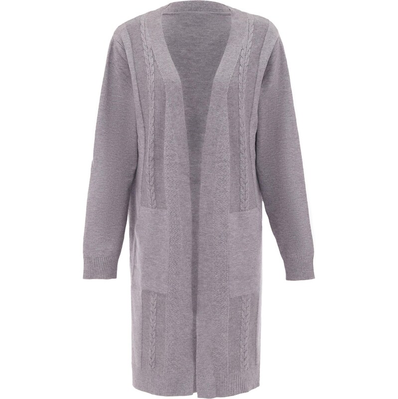 ALARY Kardigán sivá 65869489