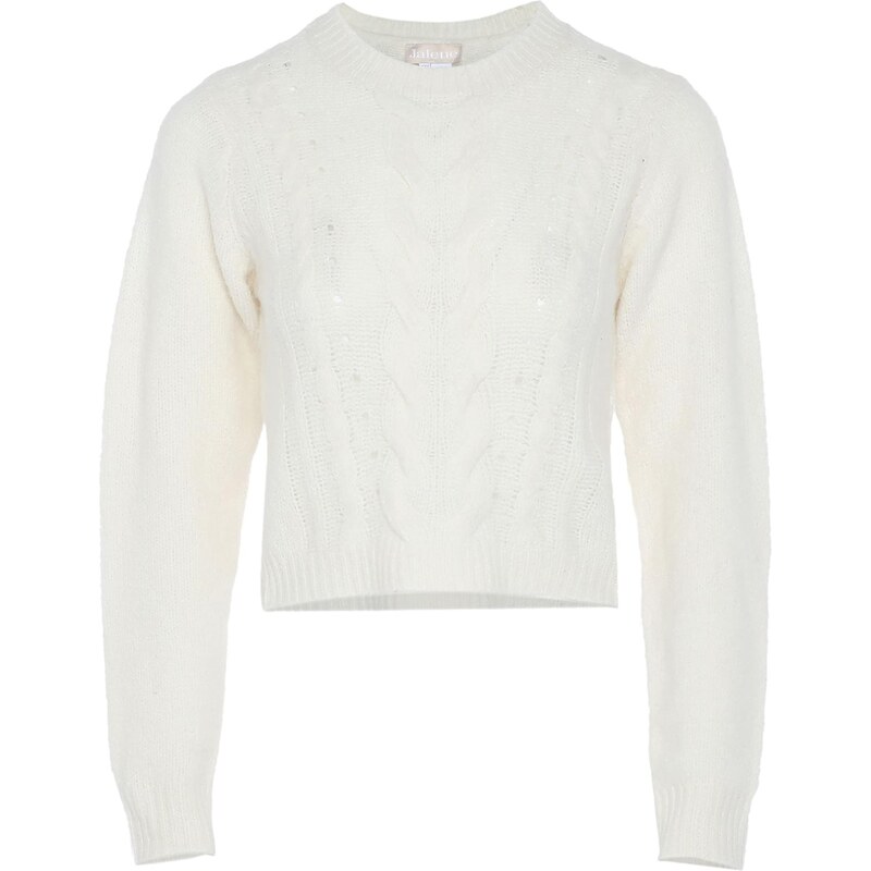 Jalene Sveter biela ako vlna 65869586
