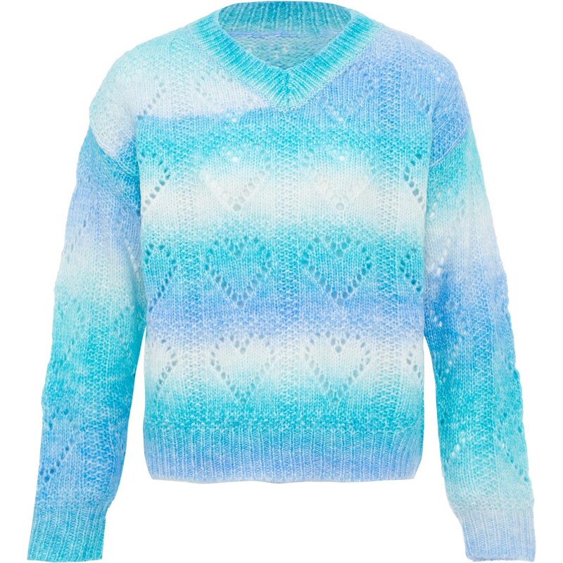 Sidona Sveter tyrkysová / pastelovo modrá / svetlomodrá 65870266