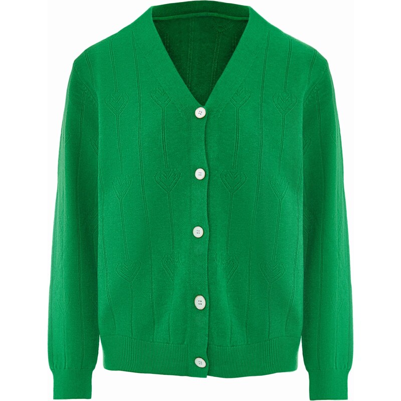 SANIKA Kardigán zelená 65870307