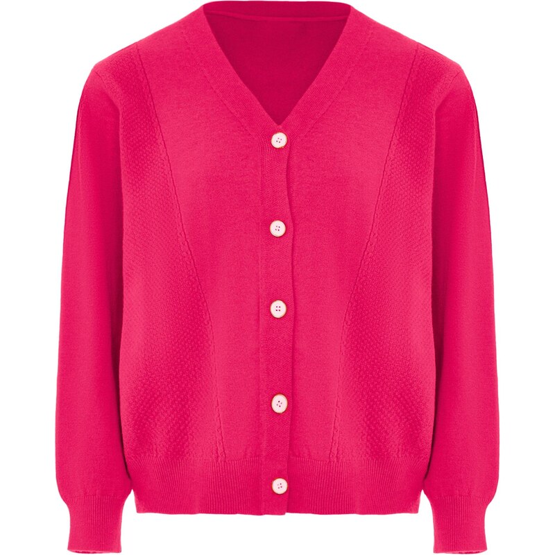 SANIKA Kardigán neónovo ružová 65870357