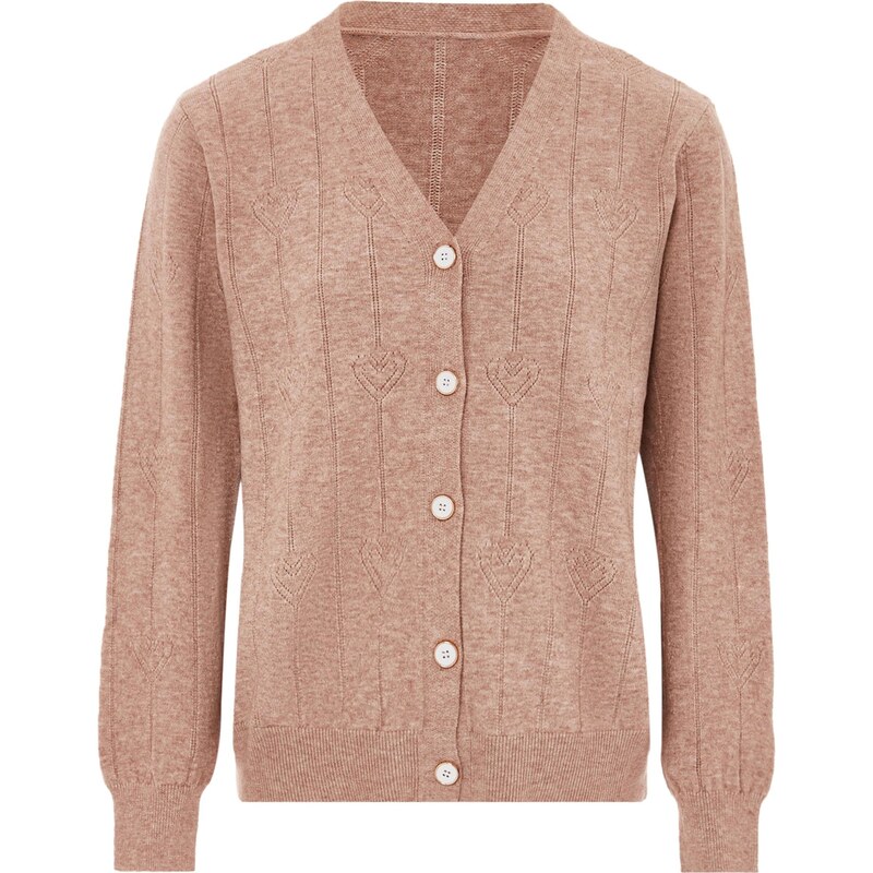 SANIKA Kardigán farba ťavej srsti 65870368