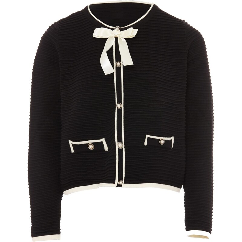 NAEMI Kardigán béžová / čierna 65870362