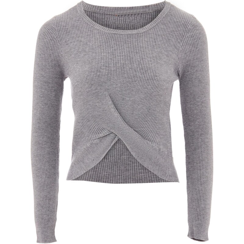 NALLY Sveter sivá melírovaná 65869736