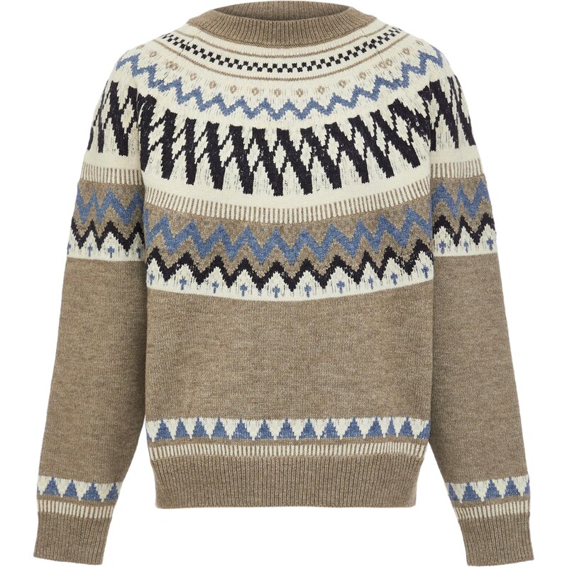 Jalene Sveter béžová / dymovo modrá / tmavošedá / antracitová 65870464