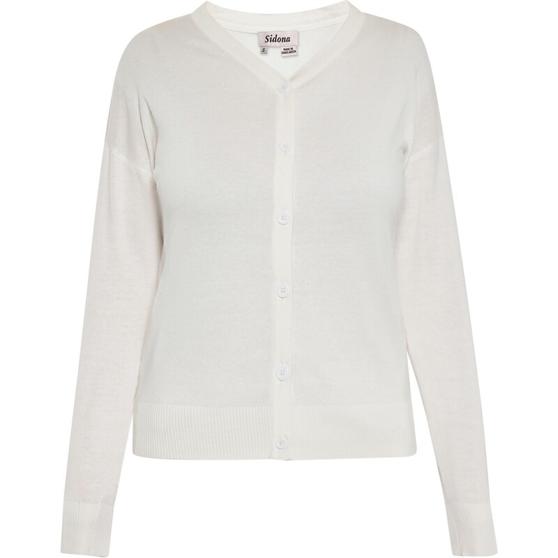 Sidona Kardigán šedobiela 65871862