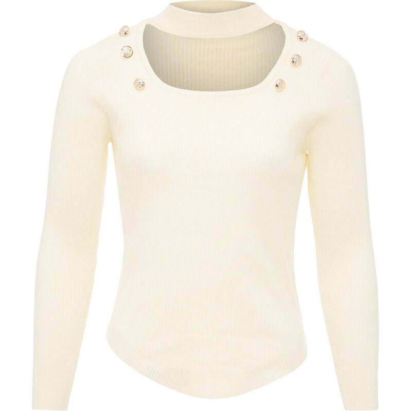 caneva Sveter krémová 65869873