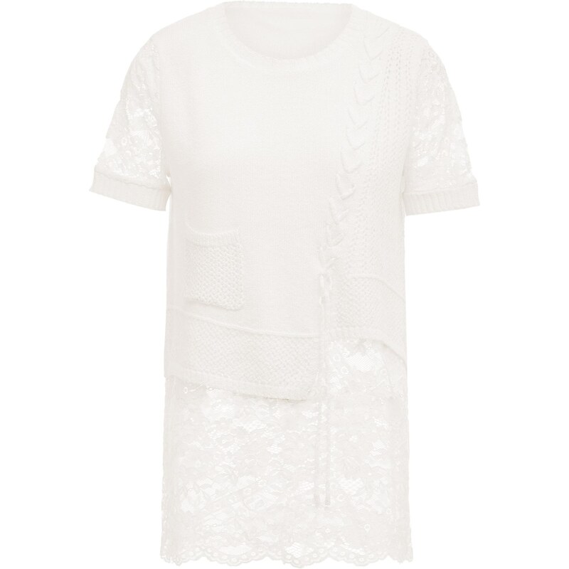 Sidona Sveter biela ako vlna 65869874