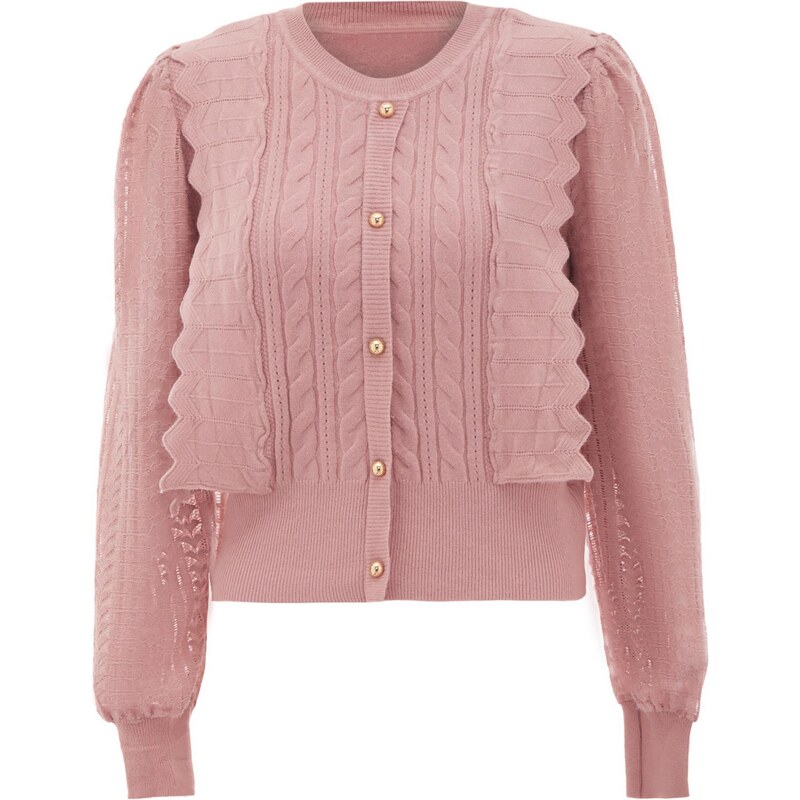 NAEMI Kardigán ružová 65870695