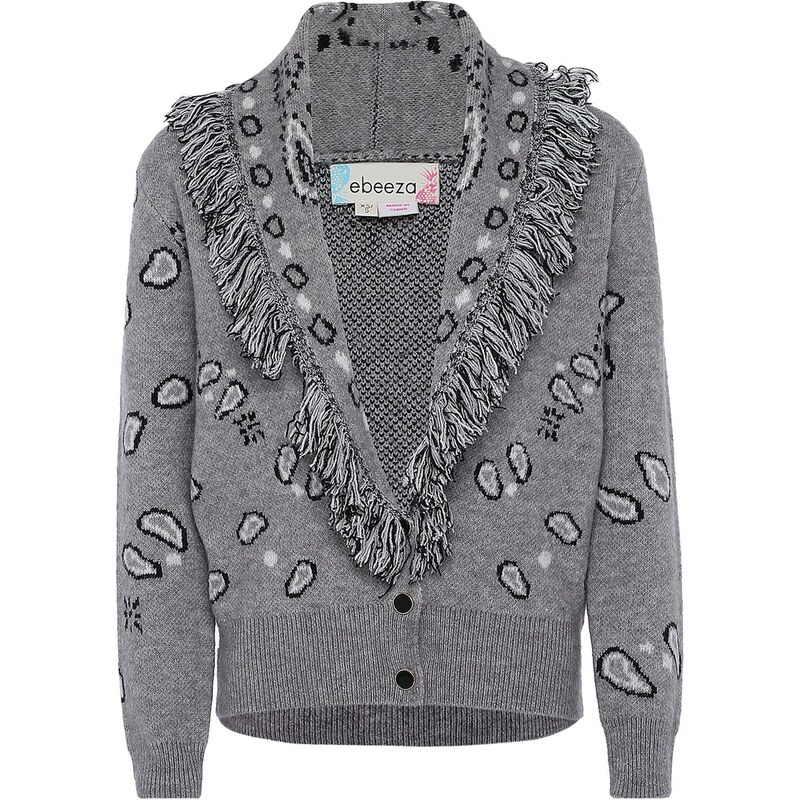 ebeeza Kardigán sivá / čierna 65872247