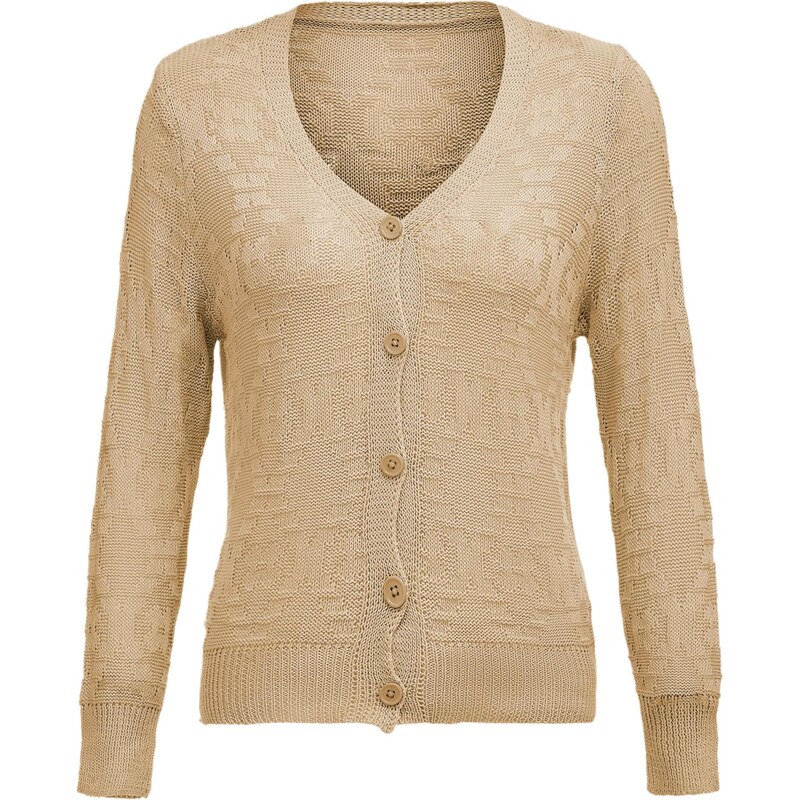 NALLY Kardigán farba ťavej srsti 65869968