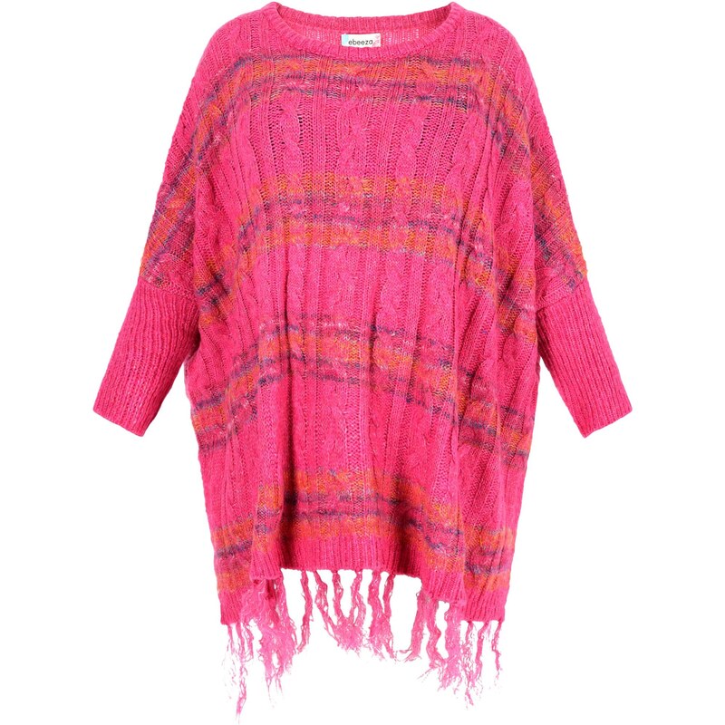 ebeeza Pelerína modrá / žltá / svetloružová / biela 65872281