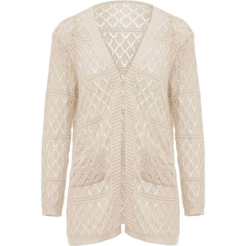 SANIKA Kardigán biela ako vlna 65869974