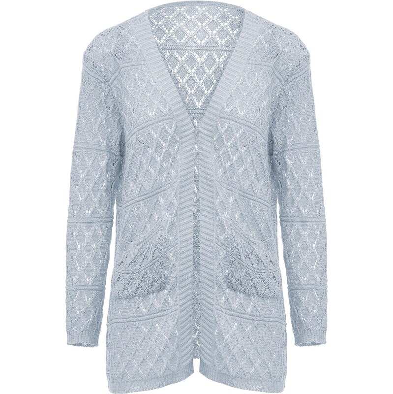 SANIKA Kardigán pastelovo modrá 65869969