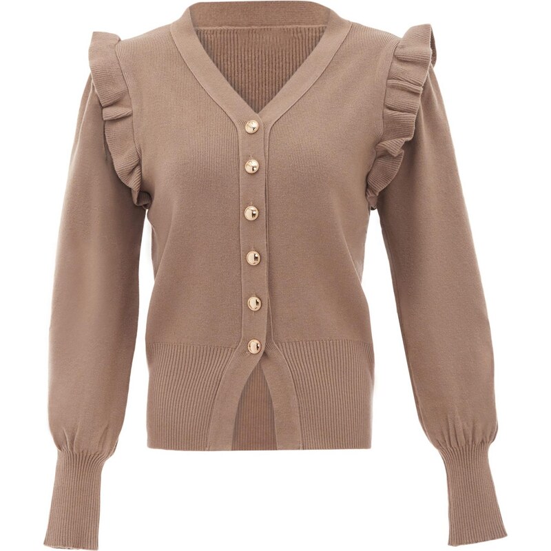 NAEMI Kardigán žltohnedá 65870699