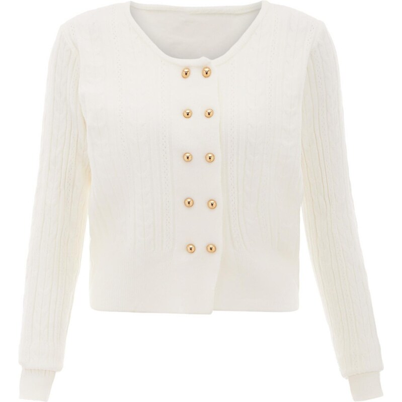 NAEMI Kardigán biela 65870795
