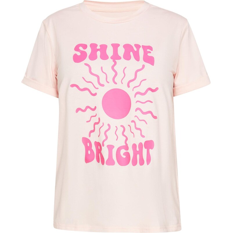 SANIKA Tričko Fashion Look svetlobéžová / ružová 65880674