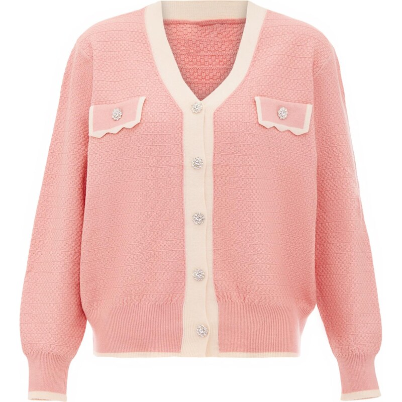 carato Kardigán béžová / ružová 65870144