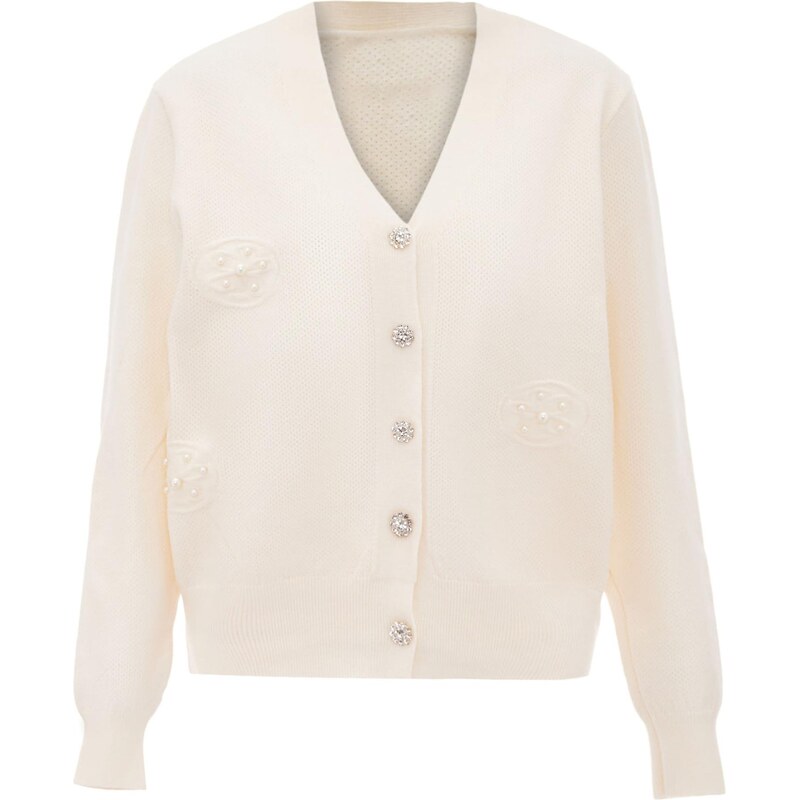 nascita Kardigán perlovo biela / biela ako vlna 65870085