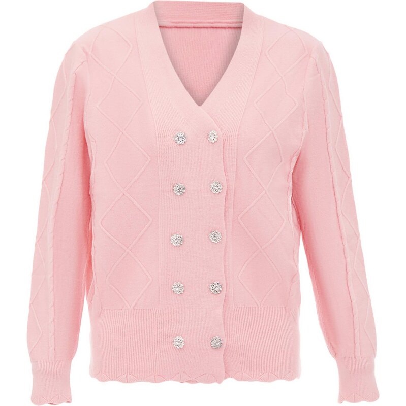 carato Kardigán svetloružová 65870152