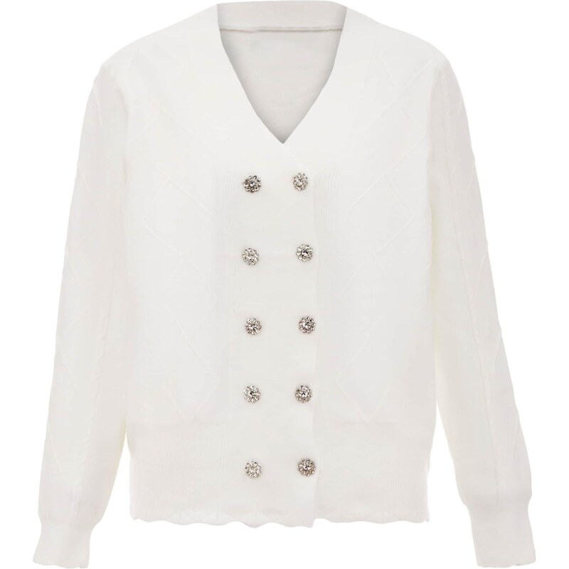 carato Kardigán biela 65870151