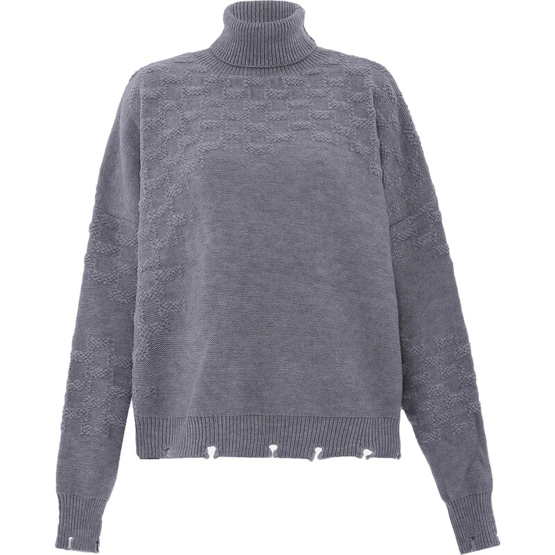 FENIA Sveter Fenia sivá melírovaná 65870199