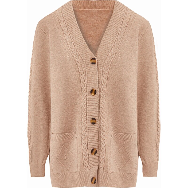 ALARY Kardigán farba ťavej srsti 65870911