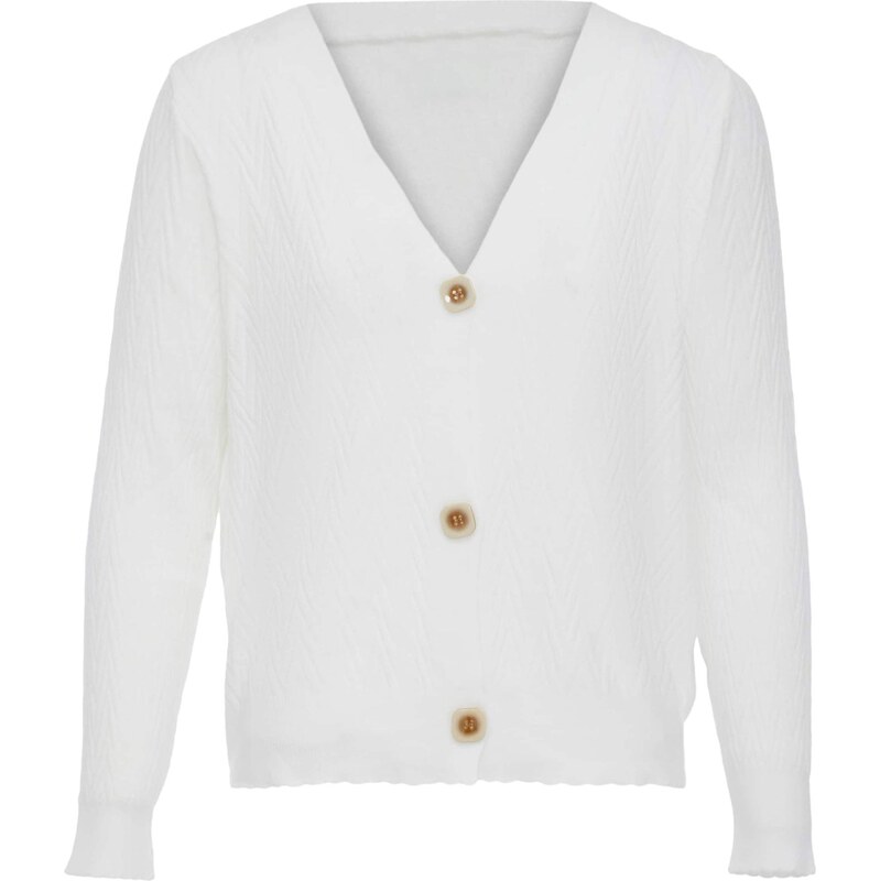 ALARY Kardigán biela ako vlna 65870904