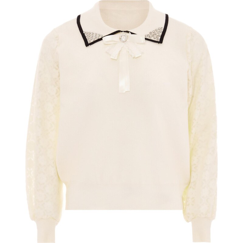 nascita Sveter čierna / priehľadná / biela ako vlna 65870914