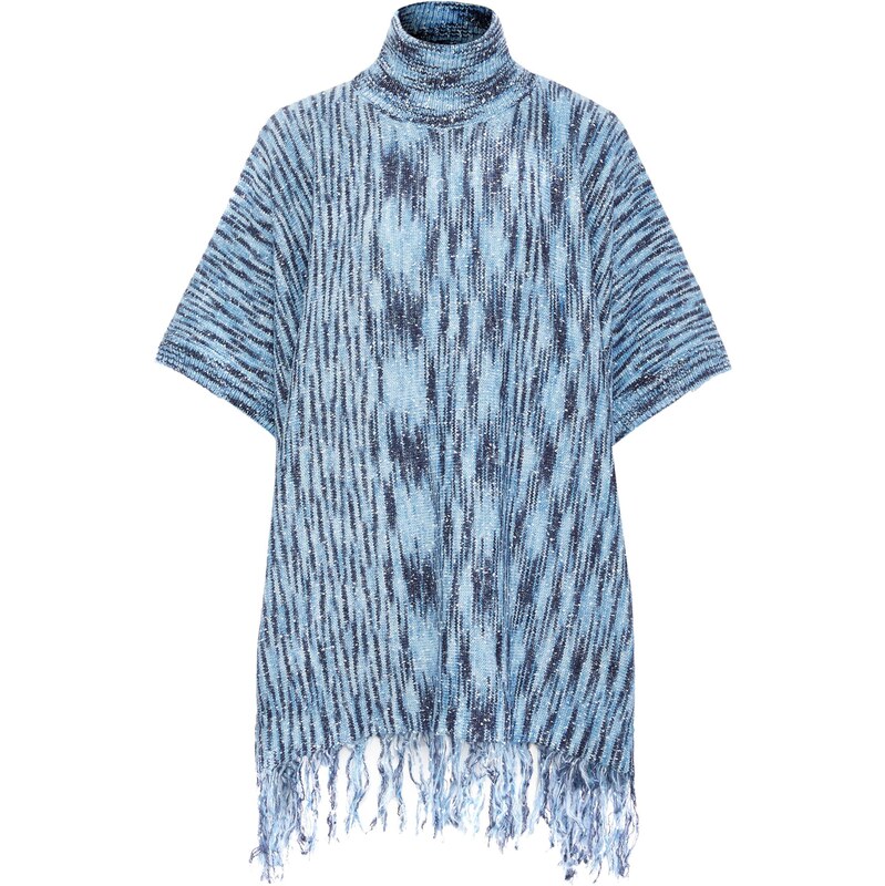 ebeeza Pelerína modrá / sivá melírovaná 65870978