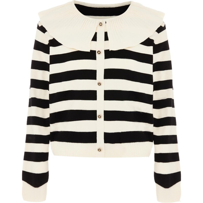 NAEMI Kardigán béžová / čierna 65870384