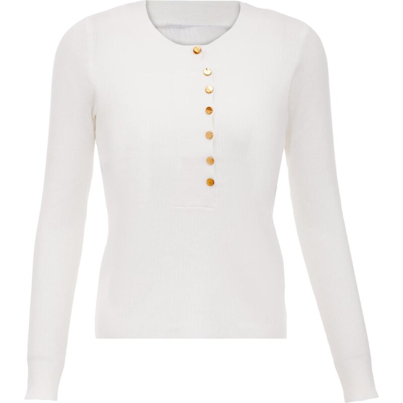 caneva Sveter prírodná biela 65870373