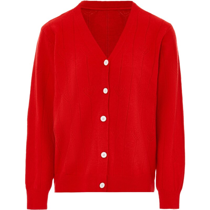 SANIKA Kardigán červená 65870395