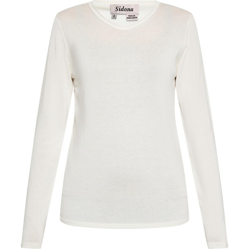 Sidona Sveter biela ako vlna 65871044