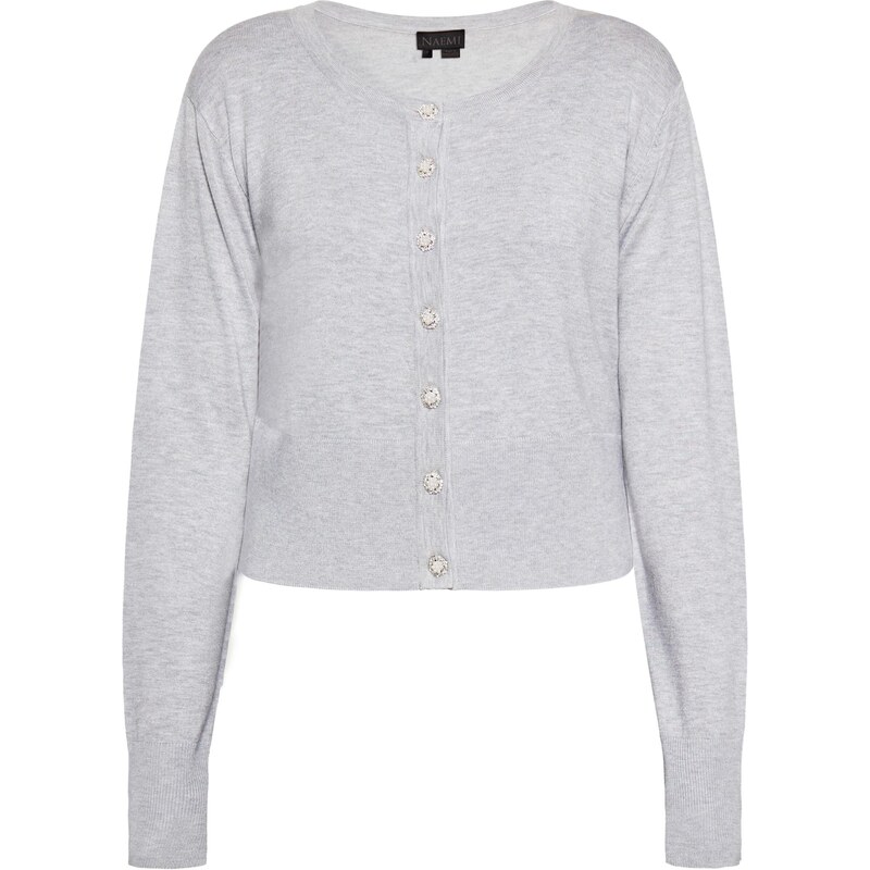 NAEMI Kardigán sivá melírovaná 65871070