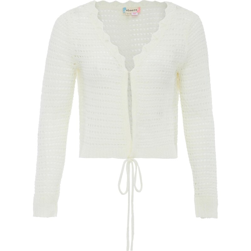 ebeeza Kardigán biela ako vlna 65871209