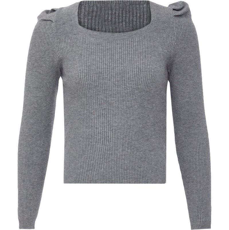 NALLY Sveter sivá melírovaná 65870506