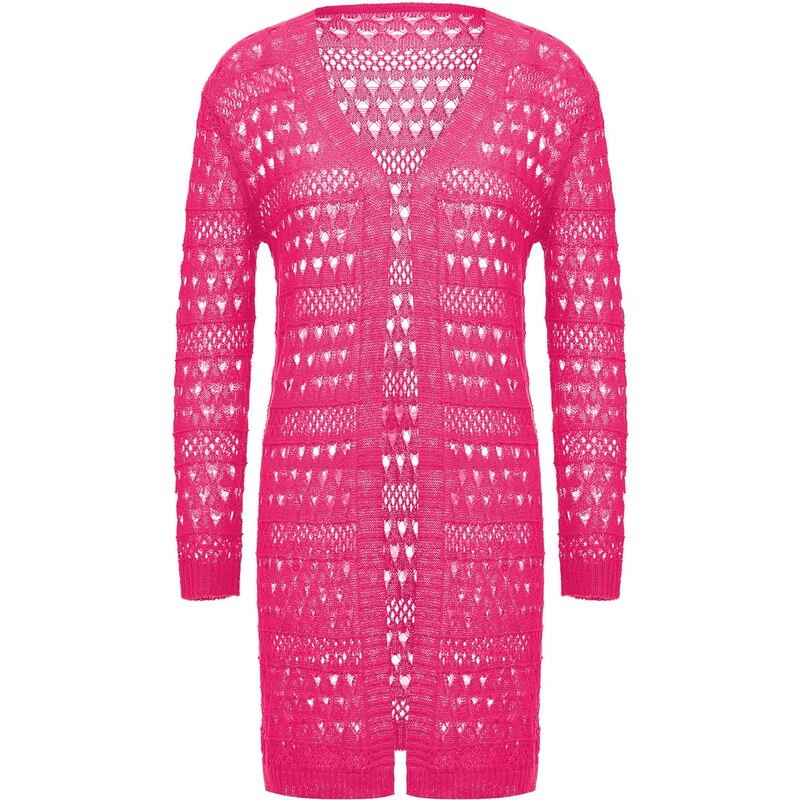 ebeeza Kardigán neónovo ružová 65871266