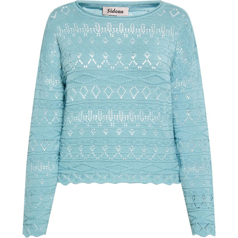Sidona Sveter nebesky modrá 65871518