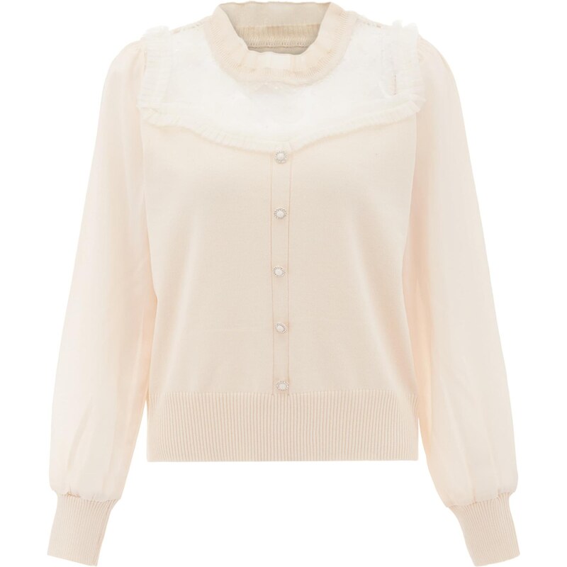 caneva Sveter biela ako vlna 65870706