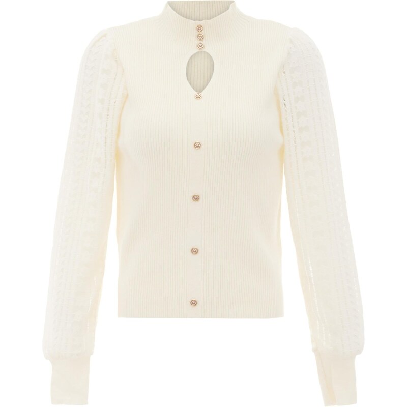 NAEMI Sveter biela ako vlna 65870747