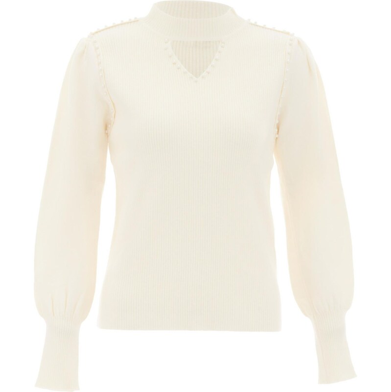 NAEMI Sveter biela ako vlna 65870760