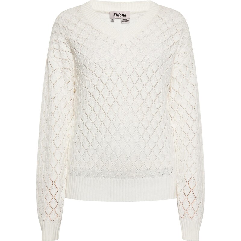 Sidona Sveter biela ako vlna 65871682