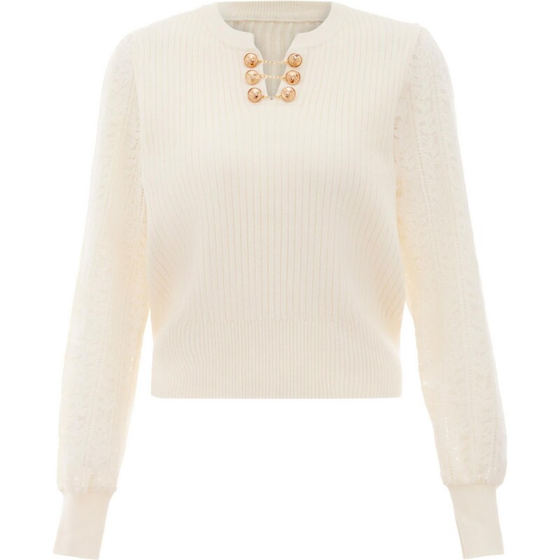 NAEMI Sveter krémová 65870864