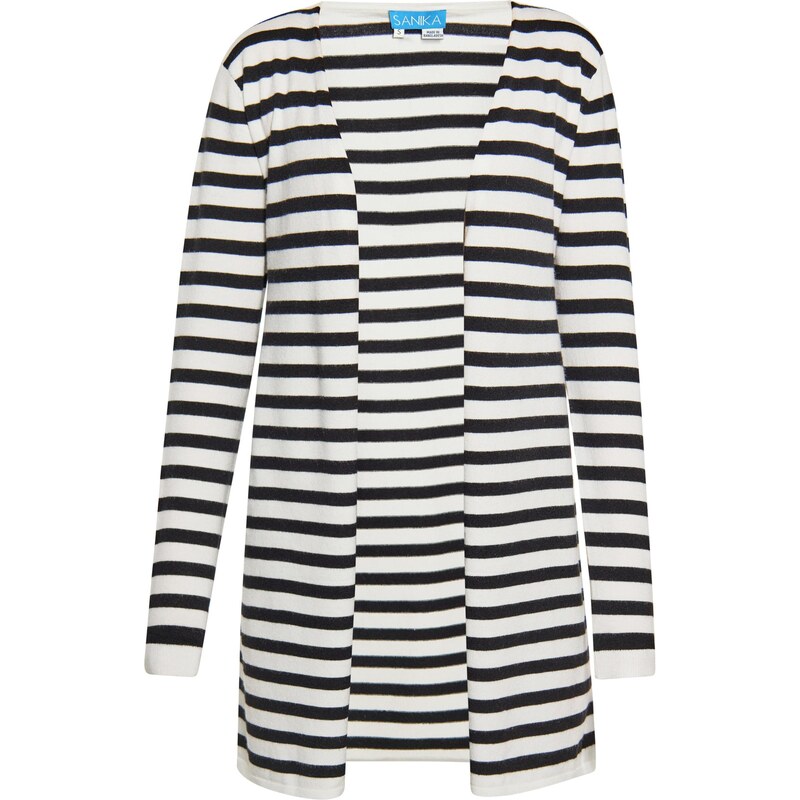 SANIKA Kardigán čierna / biela 65871841