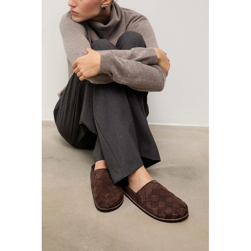 Semišové papuče Answear.LAB 64588512