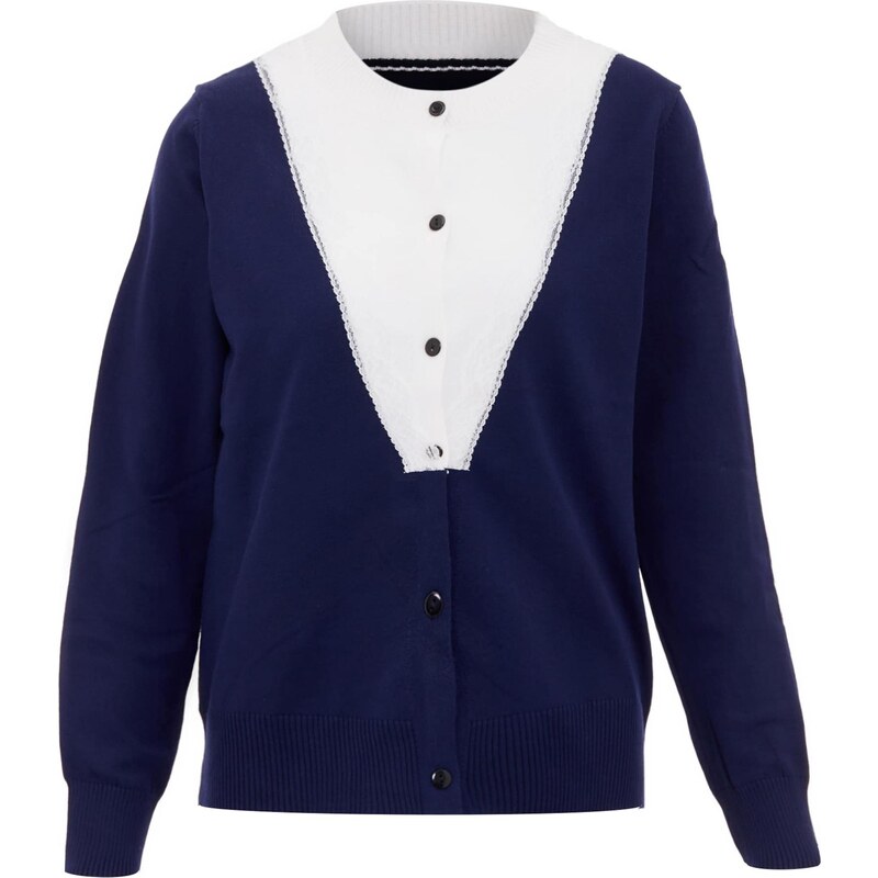 nascita Kardigán modrá / biela 65870963
