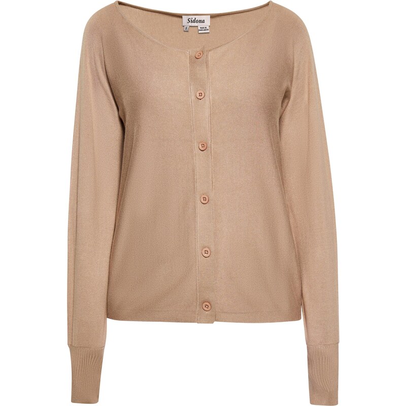 Sidona Kardigán svetlohnedá 65872126